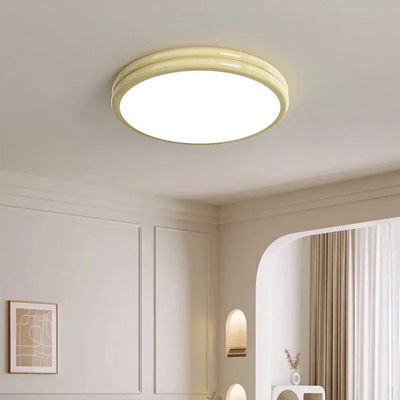 Afralia™ Modern Minimalist LED Round Ceiling Light for Bedroom Indoor Decor