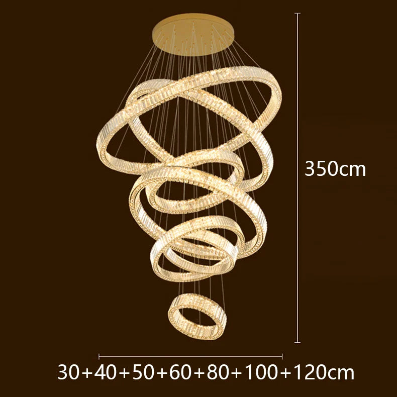 Afralia™ LED Chandelier for Modern Bedroom Living Room Decor Lighting