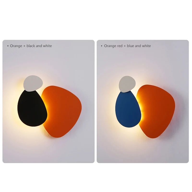 Afralia™ Creative Personality Art Wall Lamp for Bedroom and Living Room