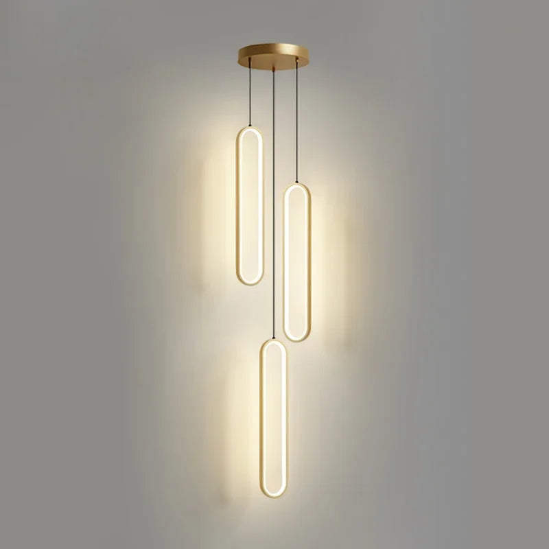 Afralia™ LED Chandelier: Modern Living Room Dining Room Pendant Lights for Home Decor