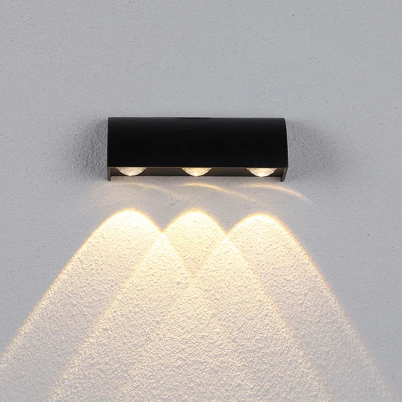 Afralia™ LED Wall Lamp 3W Indoor Outdoor Waterproof Lighting Fixture for Bedroom Stairway