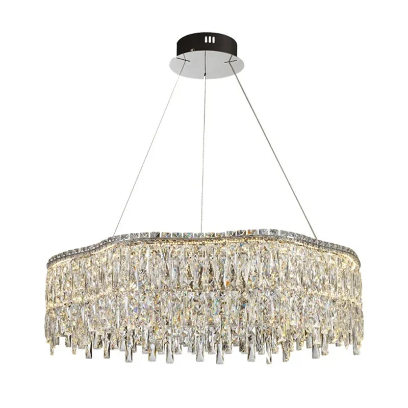 Afralia™ Crystal Chandelier: Luxury Bedroom & Living Room Lighting