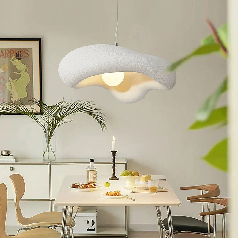 Afralia™ Nordic Wabi Sabi LED Pendant Chandelier for Dining Room and Bar