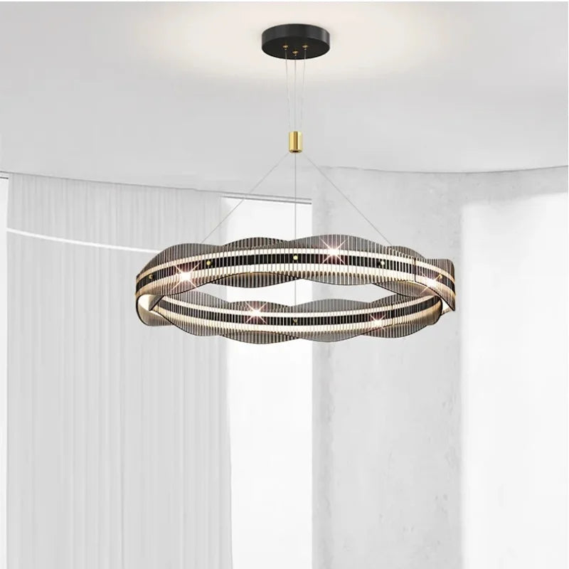Afralia™ LED Pendant Light: Modern Minimalist Chandelier for Living, Dining, Kitchen, Bedroom, Office