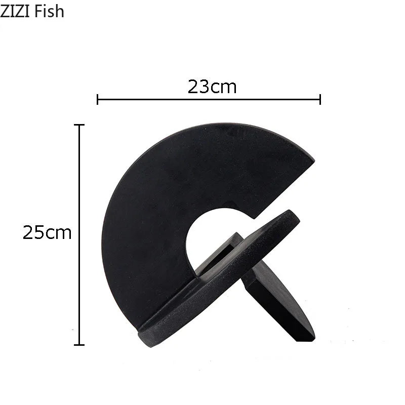 Afralia™ Modern Semicircle Geometry Resin Sculpture Desk Ornament Aesthetic Room Decor