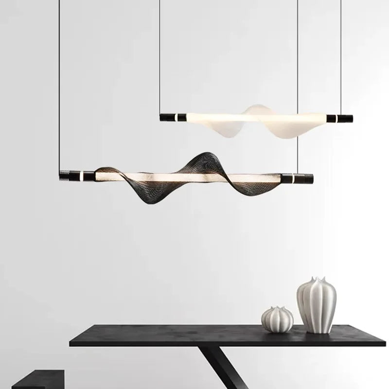 Afralia™ Nordic Modern Rotating Pendant Led Lamp for Home Décor