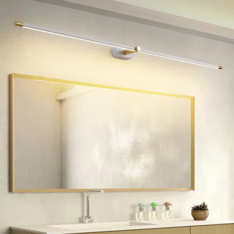 Afralia™ Slim Wall Sconce Lamps: Bathroom Bedroom Bedside Ceiling Light for Corridor