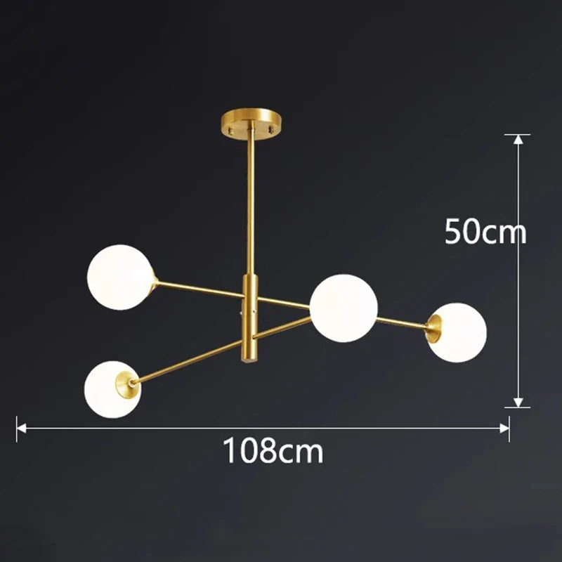 Afralia™ Nordic Stair Chandelier Living Room Bedroom Pendant Lights Ceiling Light