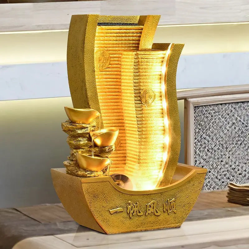 Afralia™ Circulating Water Fountain: Office & Living Room Wealth Attracting Decoration