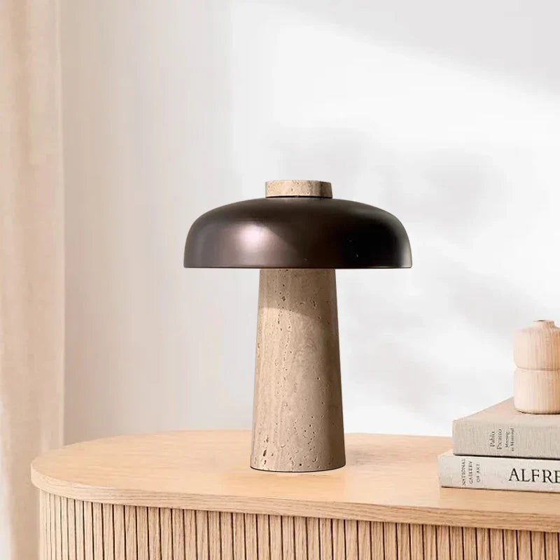 Afralia™ Stone Table Lamp | Luxury Desk Light for Living Room & Foyer Decor