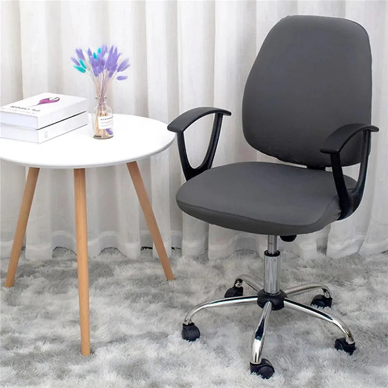 Afralia™ Printed Spandex Chair Cover: Universal Office Chair Protector for Comfort and Style