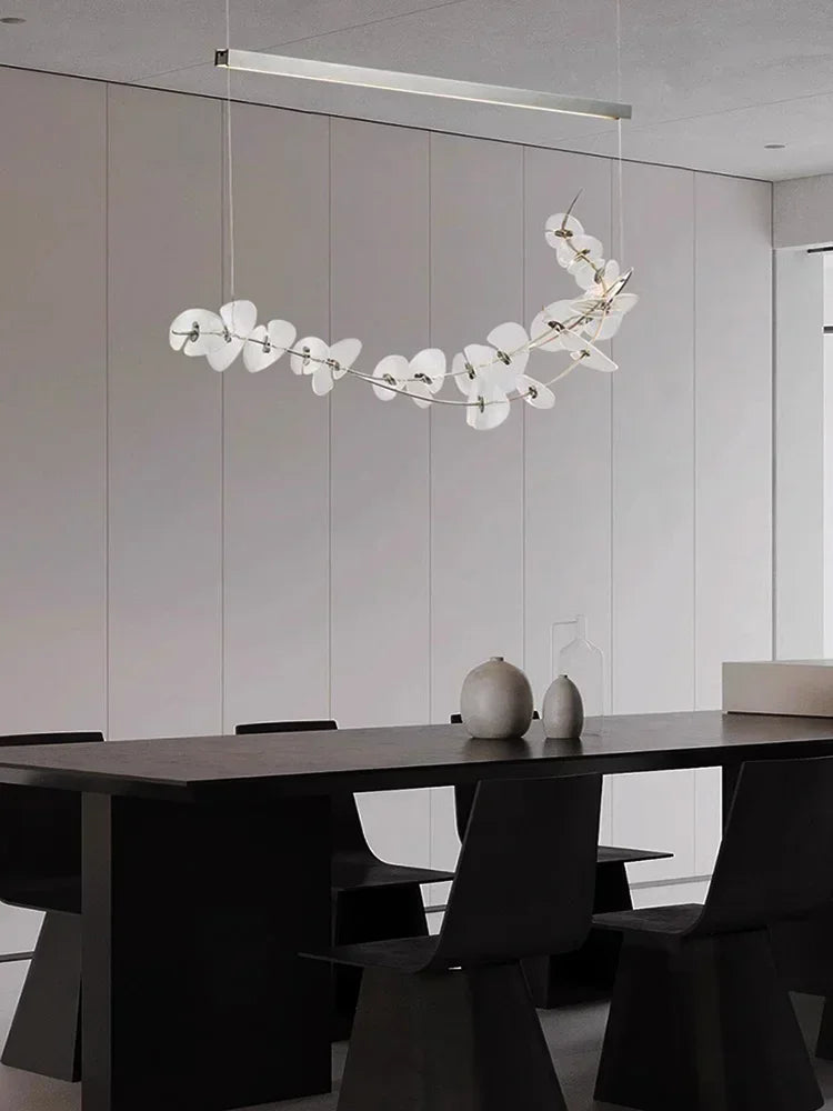 Afralia™ Postmodern Clear Glass Ceiling Pendant Lights | Elegant LED Dimmable Lamps