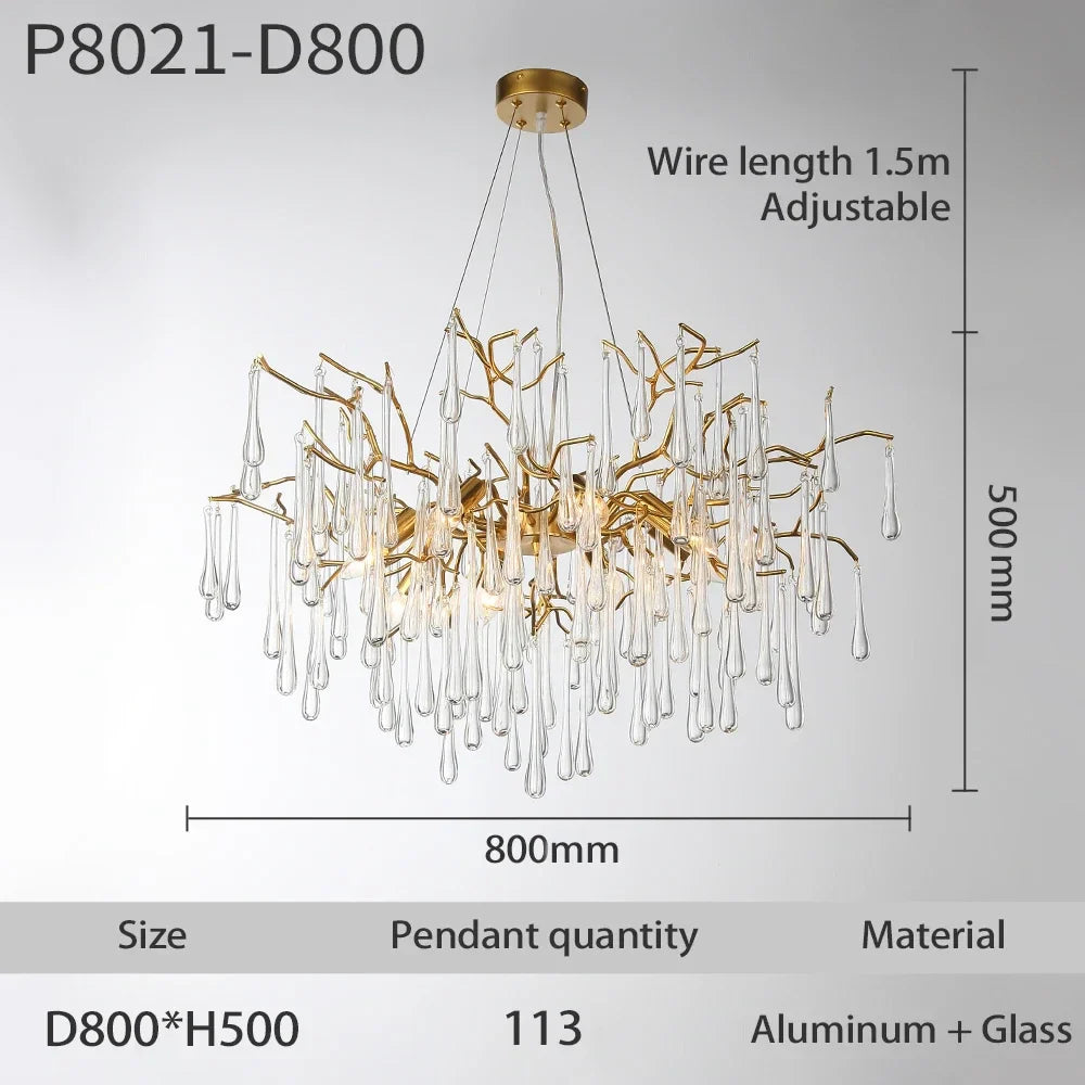 Afralia™ Modern LED Chandeliers for Living Room – Creative Indoor Lighting Decoration