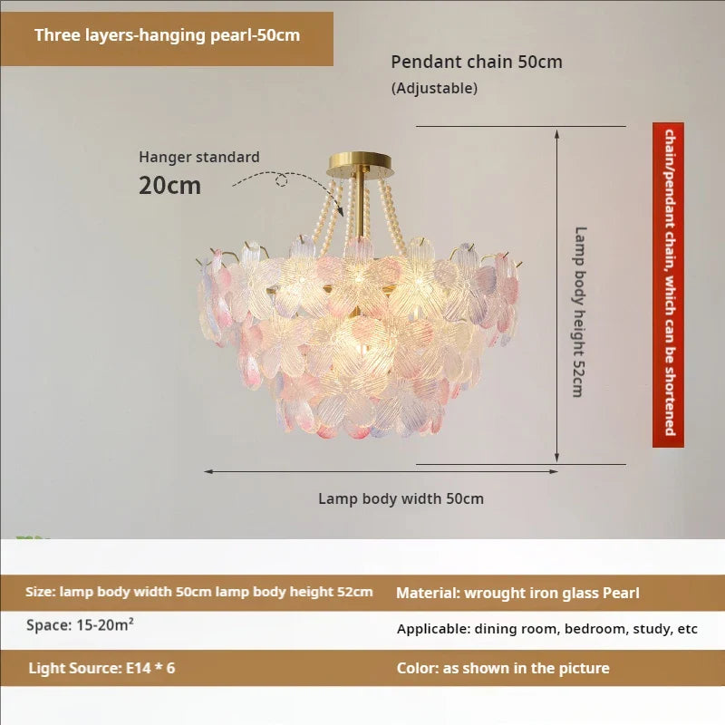 Afralia™ Leafless Crystal Chandelier: Modern French Living Room & Bedroom Lighting