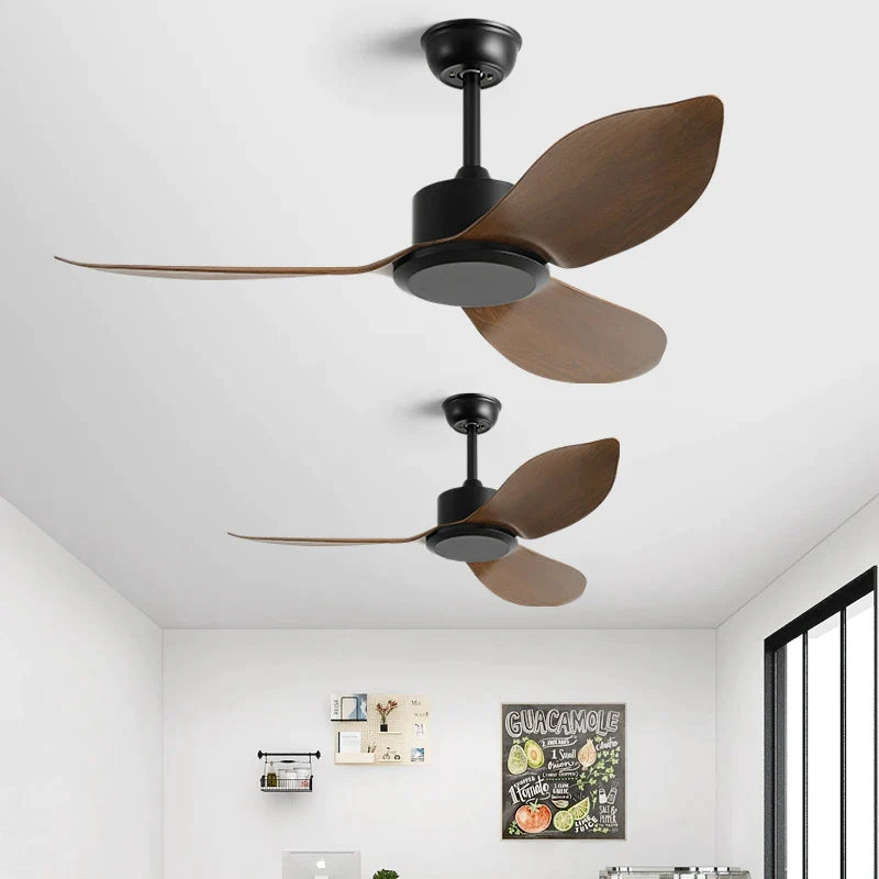 Afralia™ 48" DC Remote Control Ceiling Fan Plastic Blade Bedroom Indoor Industry 220V