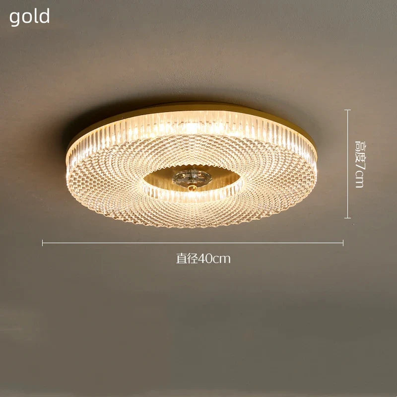 Afralia™ Water Wave Ceiling Lamp for Bedroom Living Dining Room Decor