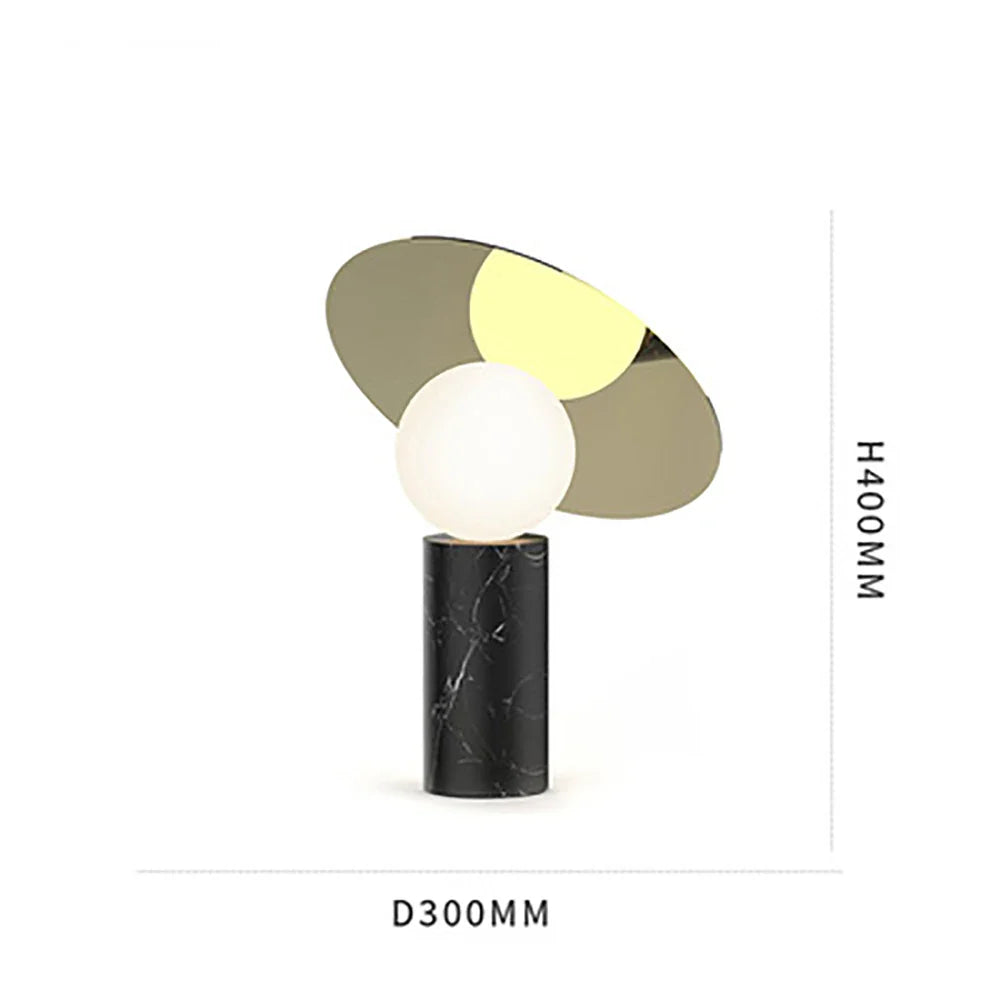 Afralia™ Marble Desk Lamp: Modern Nordic Bedside Table Light