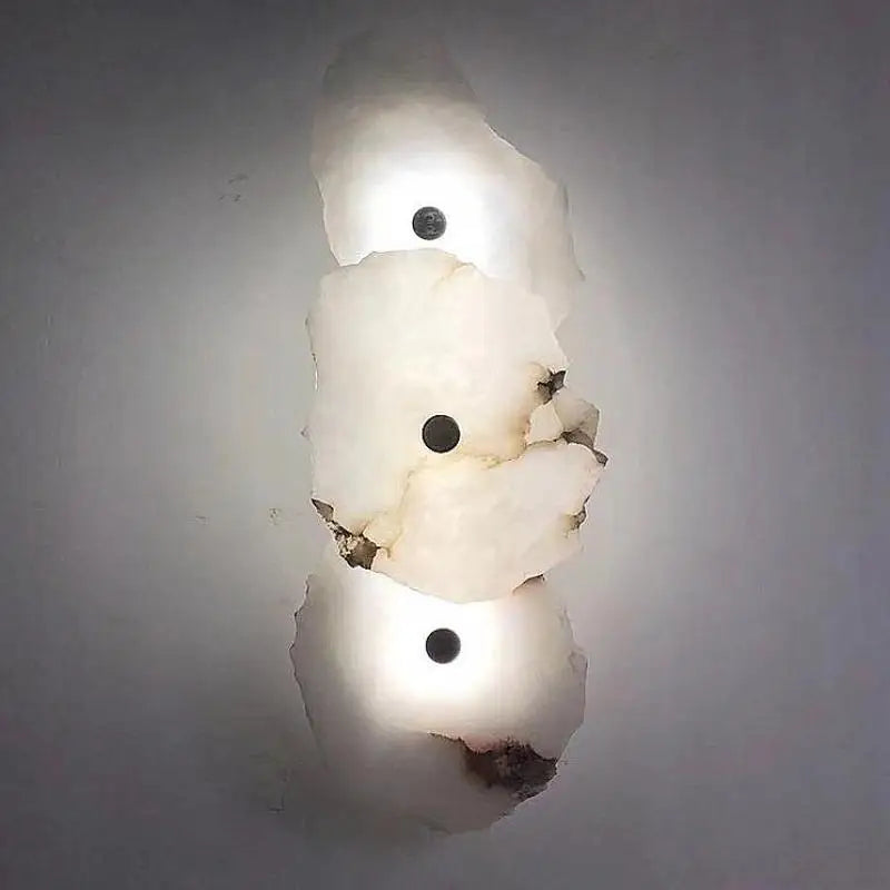 Afralia™ Marble & Copper LED Wall Sconce for Luxe Home Decor