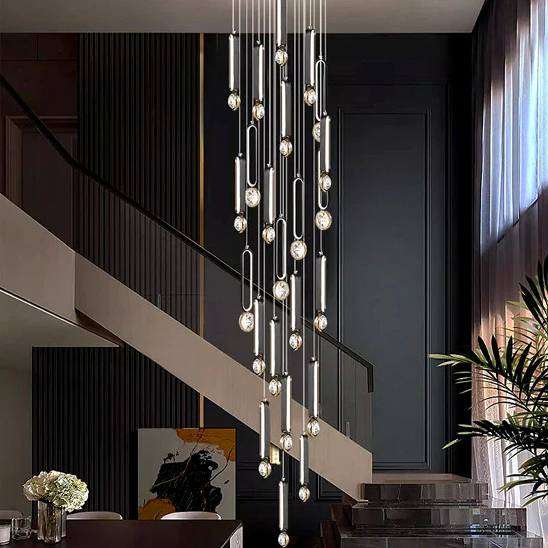 Afralia™ Modern Indoor Pendant Light Chandelier for Living Room Ceiling Lamp