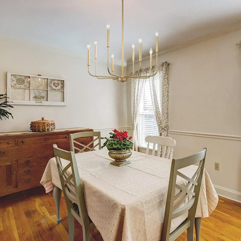 Afralia™ Iron Branch Chandelier LED Pendant Light - Elegant Home Decor