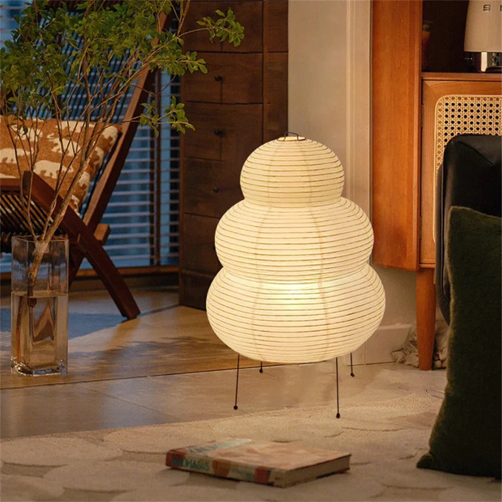Afralia™ Yong Paper Lamp: Modern Nordic Living Room Floor Lamp for Simple Bedroom Decoration