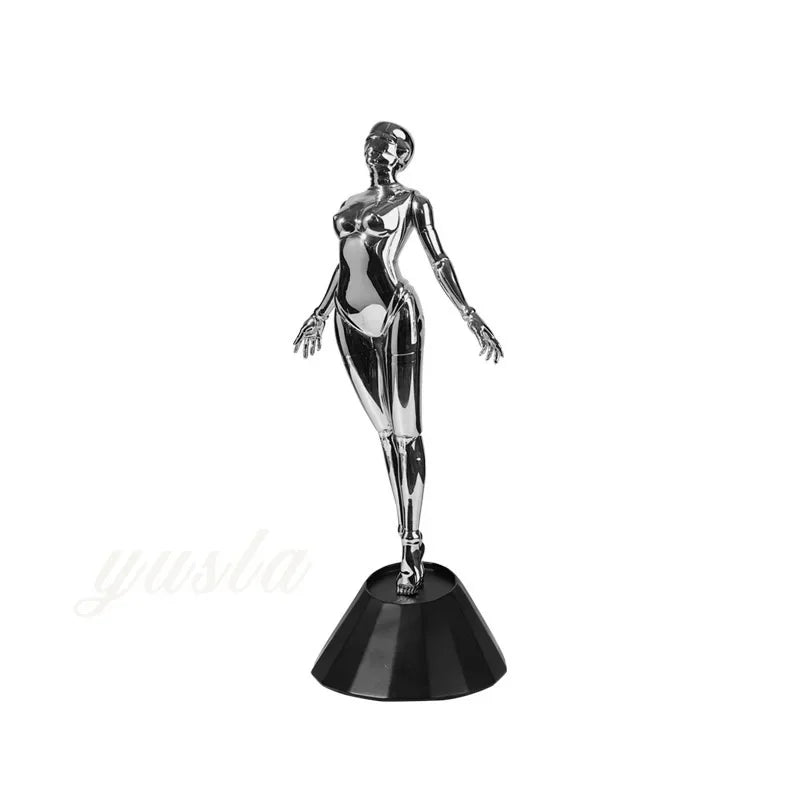 Afralia™ Sorayama Mechanical Goddess Figure Sculpture - Desktop Ornament