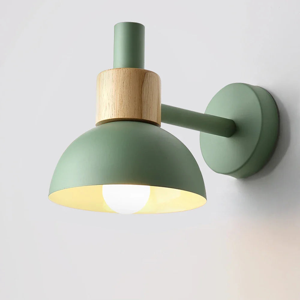 Afralia™ Nordic Macarons Wall Sconce Light for Living Room Bedroom, E27 Base Fixture