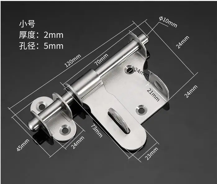 Afralia™ Stainless Steel Gate Latch: Heavy Duty Safety Door Lock Hardware