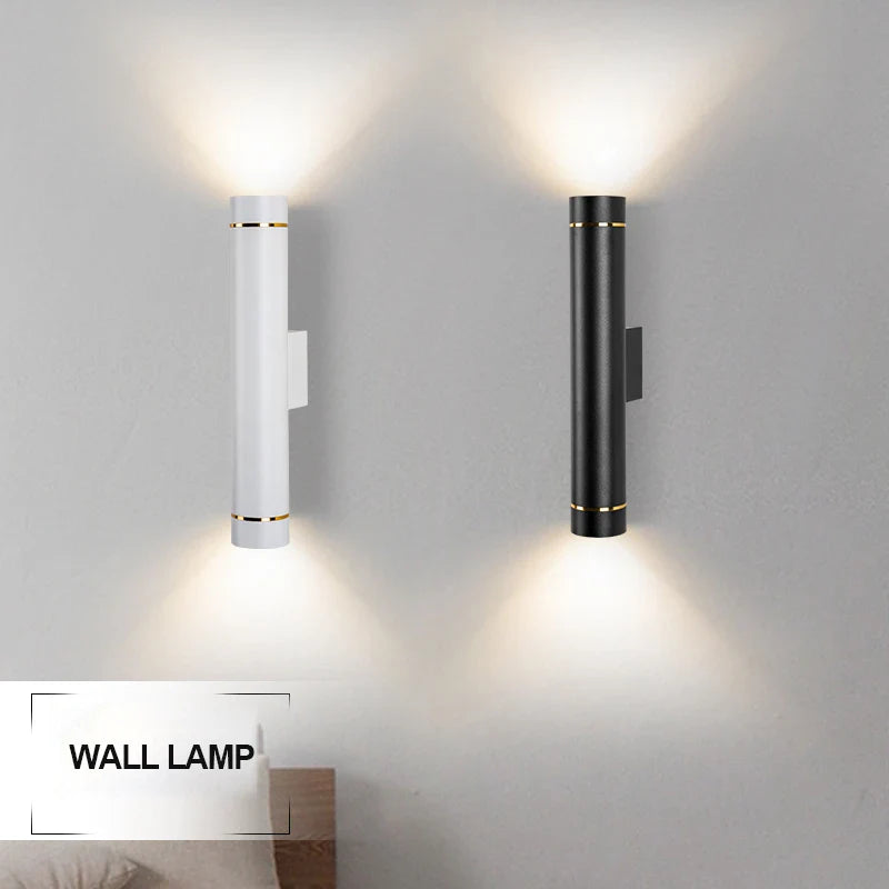 Afralia™ Modern COB LED Aluminum Wall Lamp for Indoor Lighting in Living Room and Bedroom