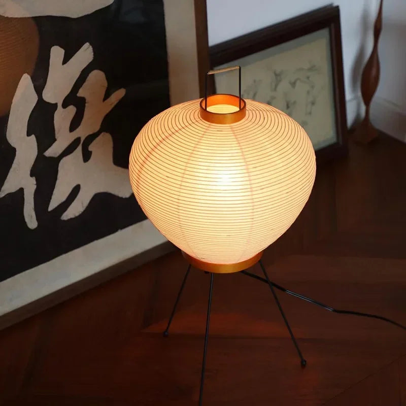 Akari Noguchi Rice Paper Floor Lamp LED E27 Standing Light by Afralia™