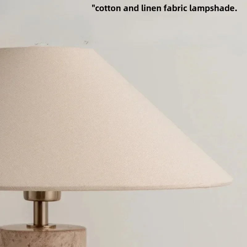 Afralia™ Marble LED Table Lamp Modern Wabi-sabi Design for Home Decor