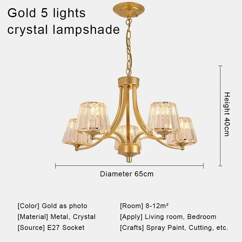 Afralia™ Crystal Chandelier Ceiling Lights for Modern Living Spaces