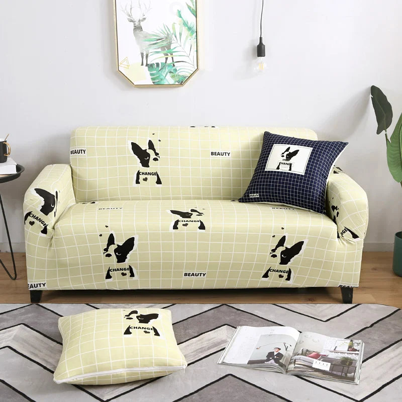 Afralia™ Stretch Sofa Cover Print Slipcover Couch Protector Case for Seater
