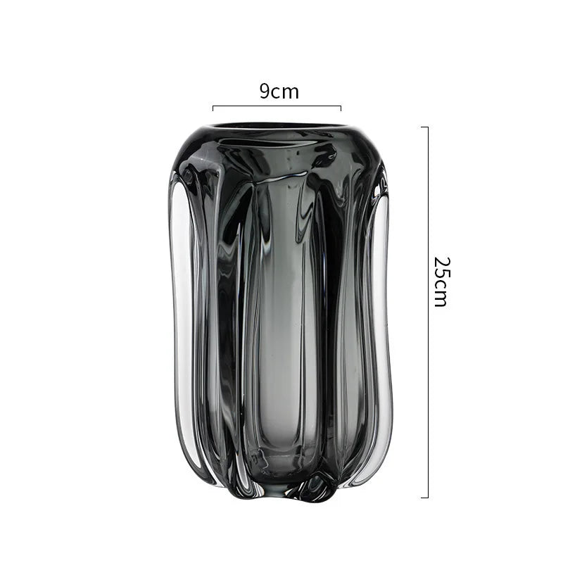 Afralia™ Glass Vase for Hydroponics & Flower Arrangement - Home Decor Accent