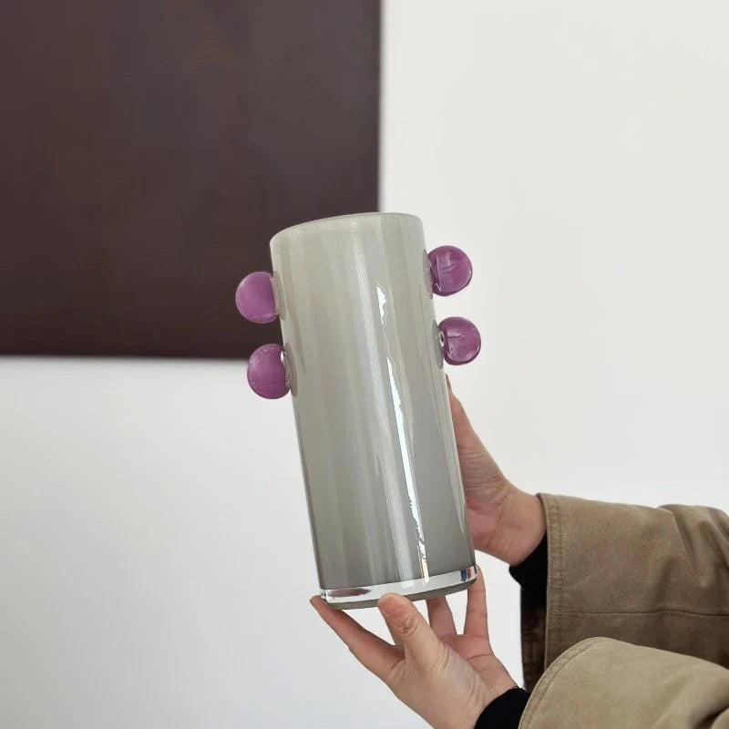 Afralia™ Geometric Glass Vase Color Patches Hydroponics Terrarium Home Decoration