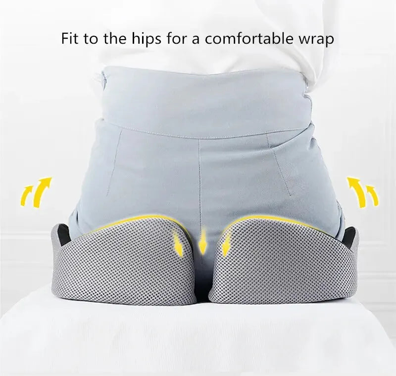 Afralia™ Rebound Memory Foam Orthopedic Office Chair Cushion for Women with Beautiful Buttocks Support