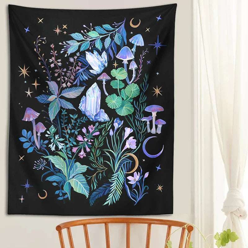 Afralia™ Magical Gardens Wall Tapestry for Bedroom, Dorm & Living Room Decor