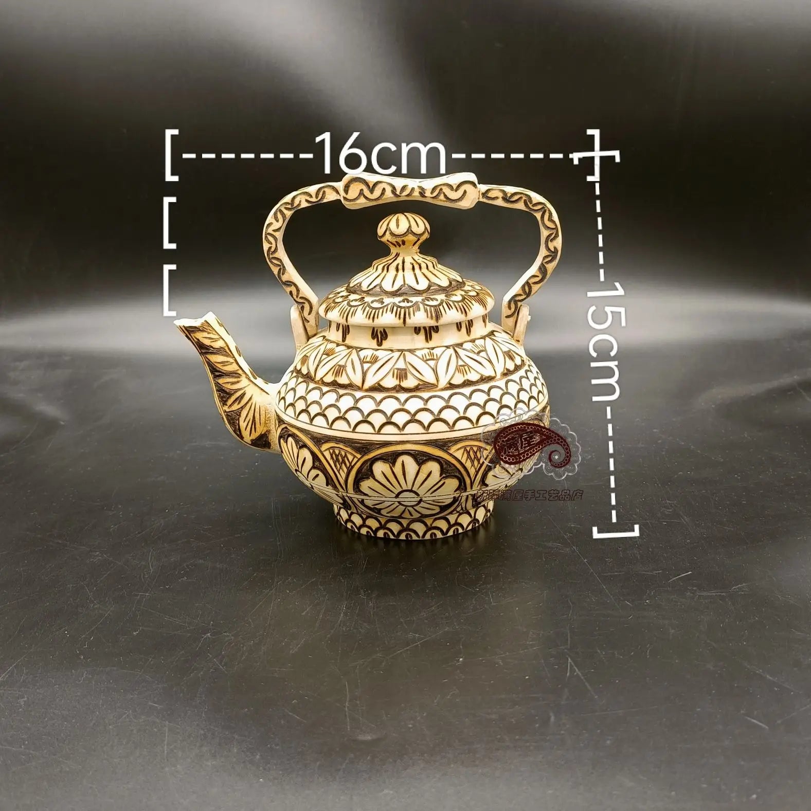 Handmade Wooden Decor Set for Living, Dining, Tea Pot | Afralia™