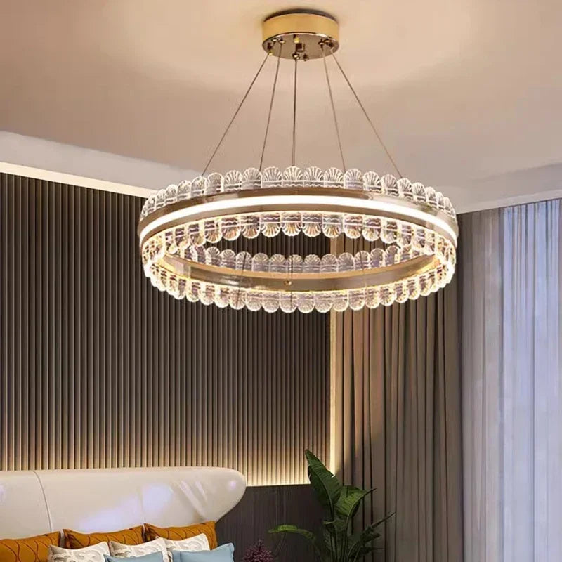 Afralia™ Modern LED Pendant Chandeliers for Living and Dining Room Lighting