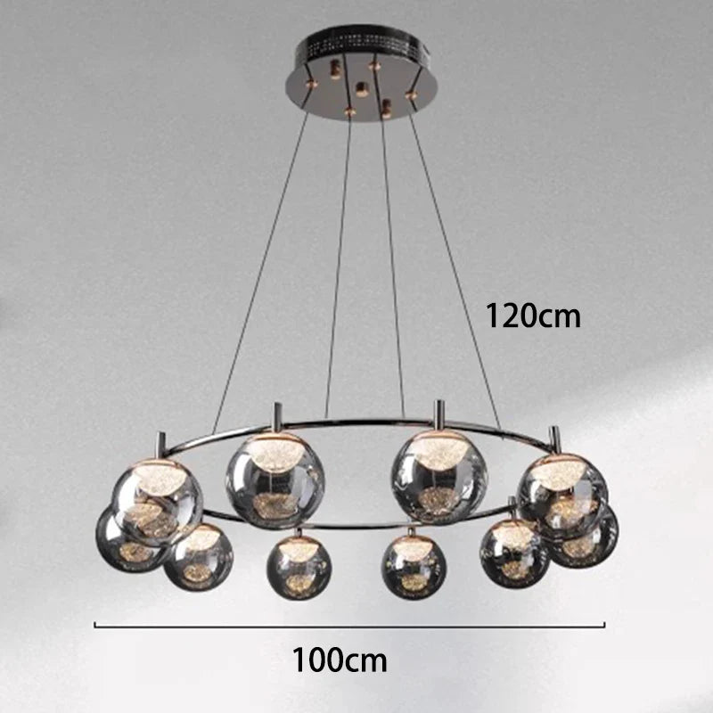 Afralia™ LED Pendant Light Chandeliers for Modern Home Decor and Indoor Lighting