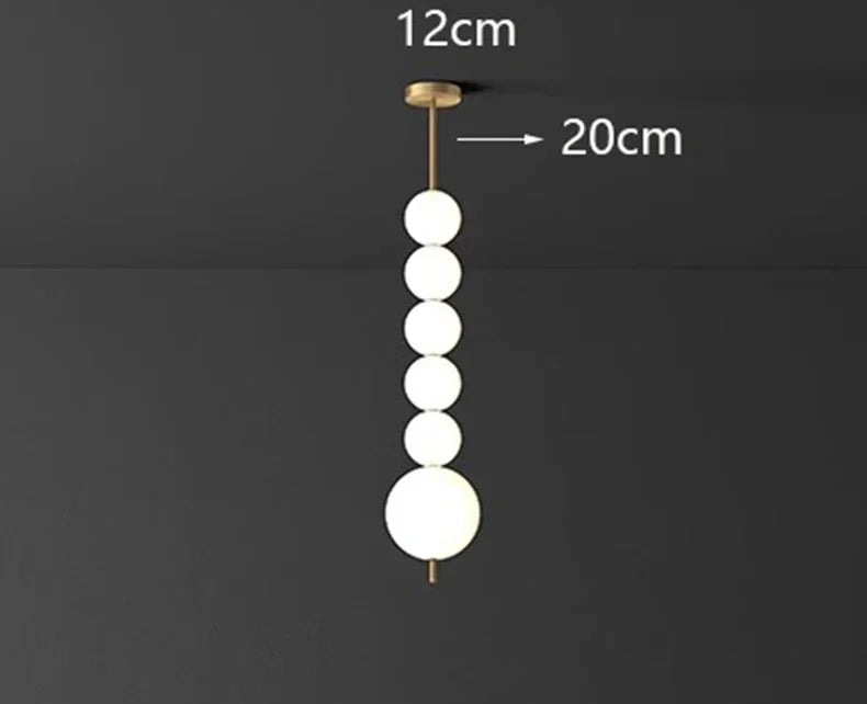 Afralia™ Nordic Pendant Chandelier Dining Room Ceiling Lamp Living Room Hanging Light
