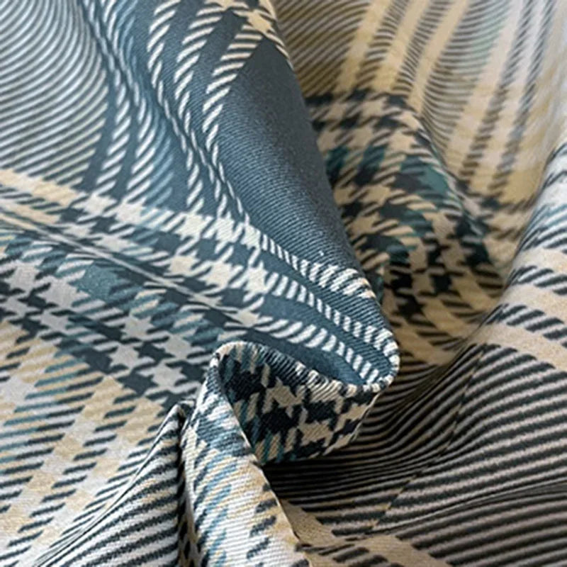 Afralia™ Soft Cotton Grid Printed Bedding Set for Single/Double Bed