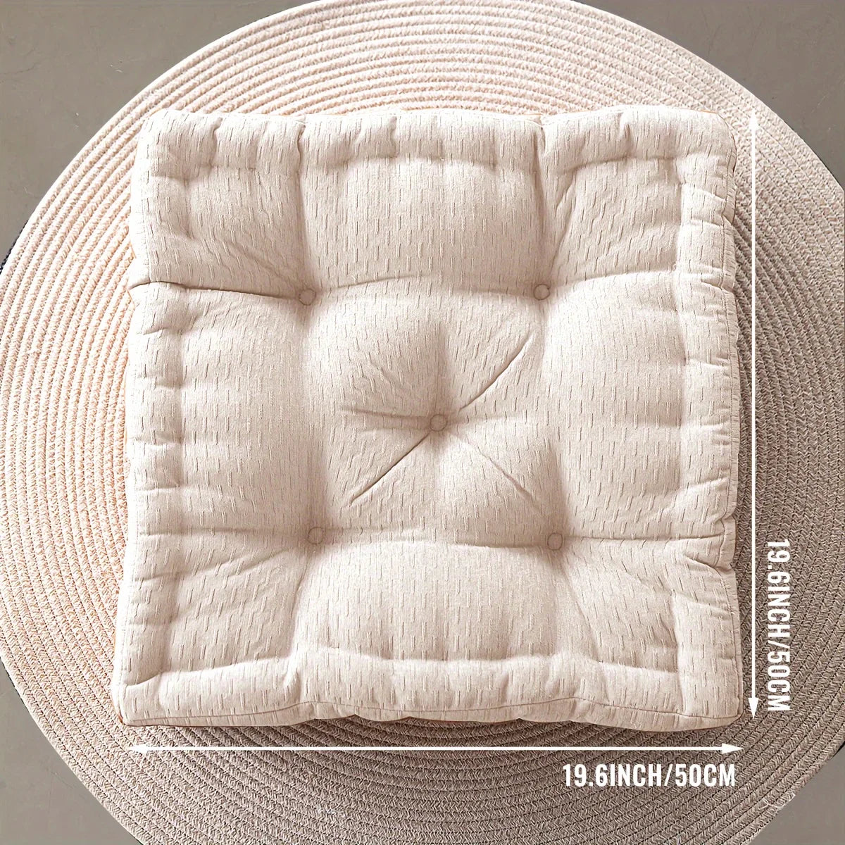 Afralia™ Chenille Tufted Large Pillows Seating Cushions for Meditation Yoga Living Room