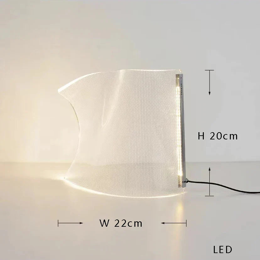 Afralia™ Post-Modern LED Acrylic Table Lamp for Bedroom