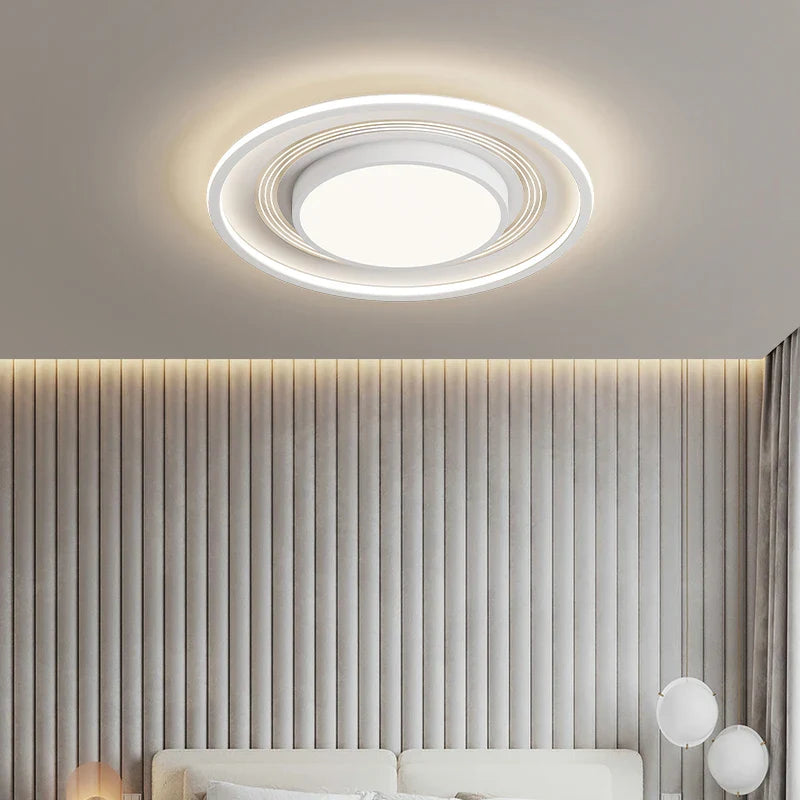 Afralia™ LED Ceiling Light with Remote Dimming for Modern Nordic Home Decor
