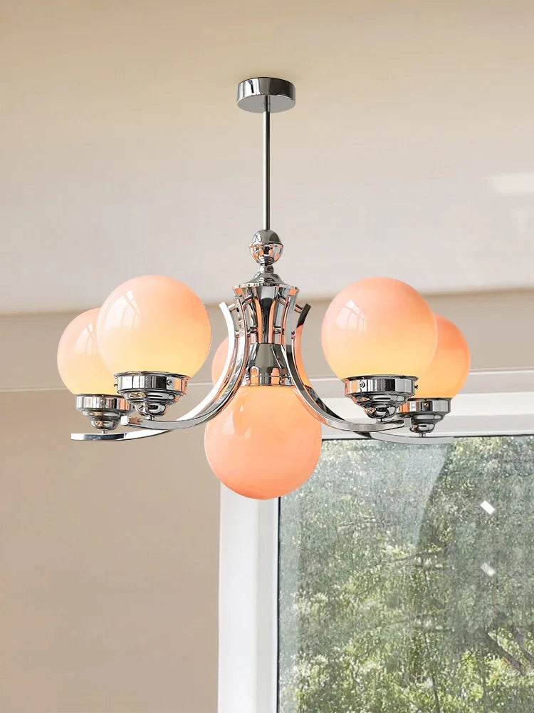 Afralia™ Glass Ball Chandelier for Modern Room Decor