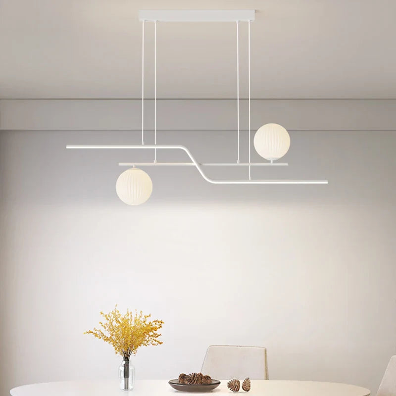 Afralia™ LED Chandelier: Modern Indoor Lighting for Living Room, Kitchen, Staircase