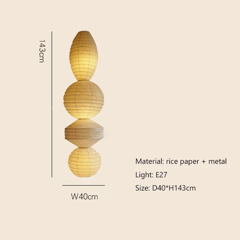 Afralia™ White Rice Paper Pendant Light: Japanese Farmhouse Hanging Lamp for Home Dining Stairwell