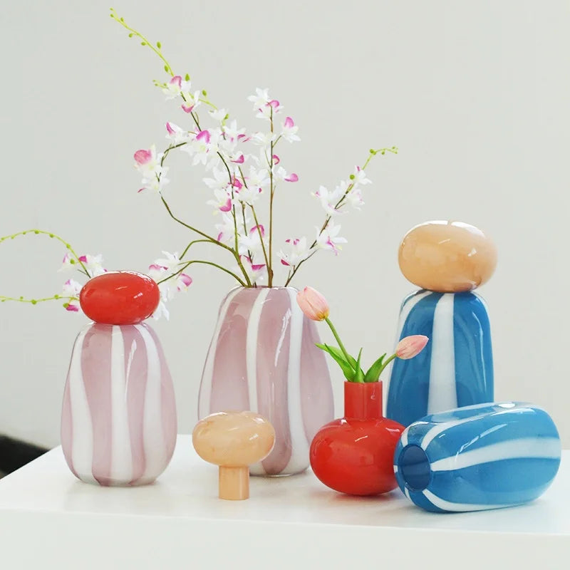 Afralia™ Fringe Glass Vase Cover Band for Irregularity Floral Decor