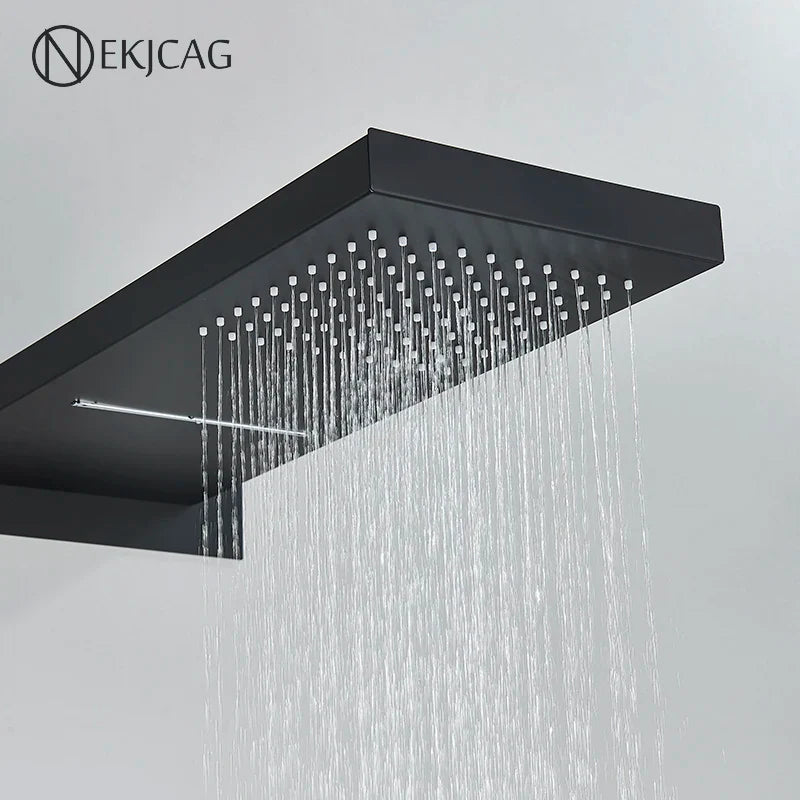 Afralia™ Waterfall LED Shower Faucet With Two Water Outlet Modes.